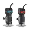 Venta directa transfronteriza máquina eléctrica para recortar bordes carpintería recorte de bordes ranurado de tallado máquina de ahuecado manual placa de aluminio y plástico fresadora eléctrica de madera