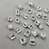 Substituição de Alta Qualidade Cristal K9 Diamante Branco Manicure Diamante Joias Coração Explosivo Ovo de Pombo Diamante Pedregulho de Ângulo Reto Joias