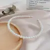 Set de tres piezas de diadema de perlas transfronteriza europea y americana, hecho a mano, diadema versátil para mujeres y princesas