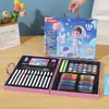 208 Pinceles, Lápices de Colores, Crayones, Rotuladores de Acuarela, Set de Pintura de Papelería para Estudiantes de Primaria, Regalo para el Día del Niño al por Mayor