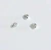Cuentas Espaciadoras Asimétricas de Plata Rota Electrochapadas Ccb Accesorios para Joyería Hecha a Mano DIY Pulsera Aretes Collar Material para Ensartar