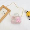 Nova Bolsa Infantil Princesa Coreana Crossbody Bag Moda Sereia Bolsa Pérola Bebê Mini Corrente Bag Trendy