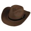 Sombrero Cowboy Occidental para Hombre Sombrero de Ala Ancha para Mujer Protección Solar para Playa Sombrero de Ala Ancha Sombrero para el Sol para Niños Sombrero de Paja de Papel