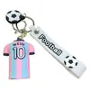 Llavero Colgante de Jersey de Fútbol de Goma Suave Llavero de Bolso de Coche Accesorio Regalo Llavero Divertido al por Mayor