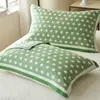 Un par de fundas de almohada tradicionales de algodón, 100% algodón puro, resistentes al aceite, extragrandes y gruesas, adecuadas para adultos, universales para todas las estaciones