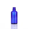 Botellas Azules de Vidrio para Aceites Esenciales al por Mayor, Botellas Vacías para Cosméticos y Perfume, Botellas Pequeñas de Muestra, Botellas Gotero con Puntas de Goma, Botellas para Serum
