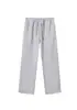 Ropa Infantil de Primavera y Otoño 230g Talla Europea Rectos Holgados Pantalones Largos Unisex Pierna Ancha Pantalones Deportivos Casuales para Niños Estampado Logo