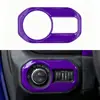 Adequado para modificação do modelo Jeep Wrangler 18-24, acabamento de ajuste do farol para o console central esquerdo