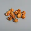 Directo de Fábrica Natural Núcleo de Durazno Flor Tallada Cesta Pulsera Tejida DIY Seguridad Durazno Nogal Azul Accesorios Venta al por Mayor