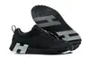 Estação Europeia 2025 Nova Marca H Sapatos Masculinos Sola Grossa Amortecedores Tênis de Corrida Tênis Brancos Casuais Sapatos Esportivos Transfronteiriço