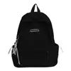 Mochila Escolar Lisa de Color Sólido para Estudiantes de Preparatoria y Universidad Mujeres, Mochila de Computadora Ligera y que Reduce la Carga para Viajes, Mochila Versátil para el Campus para Hombres