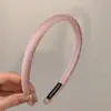 Diadema de Estilo Fresco de Lujo Ligero, Diseño de Esponja Fina, Accesorio para el Cabello de Gama Alta, Diadema de Colores para Mujeres, Venta al por Mayor, Diadema de Corona Alta para Lavarse la Cara