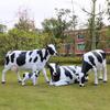Escultura de animal de fibra de vidrio personalizada, gran grúa de jardín para exteriores, ciervo sika, conejo, panda, dinosaurio, adornos decorativos