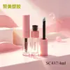 Nuevo de Fábrica Tubo Redondo de Plástico de 4 ml para Rubor Líquido Cabezal de Cepillo Grande Tubo Vacío para Brillo de Labios Materiales de Empaque para Maquillaje