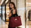 Bolsa de Compras Supermercado Ecológica Grande Plegable Portátil Gran Capacidad Bolso de Hombro con Logo Personalizado Nube Gran Capacidad