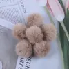 Accesorios de Pompones Coloridos Pompones Pequeños para Manualidades Colgantes para Pendientes Hechos a Mano Bolas de Imitación de Piel de Visón Multicolor