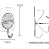 Ganchos de Pared Fuertes Adhesivos, de Alta Resistencia, Transparentes, Sin Rastro, Ganchos para Pared de Dormitorio, Ganchos Pegajosos Sin Taladro