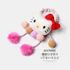 Diadema Infantil Estilo Coreano Banda para el Cabello Kuromi Lana Linda Dibujo Animado Goma Elástica Bola para Cola de Caballo Niña Accesorio para el Cabello
