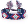 Pulsera nueva tejida a mano Correa de muñeca simple europea y americana Estilo bohemio Cinta de pareja en blanco Cuerda de mano DIY