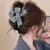 Grampo de Cabelo Laço Maillard para Mulheres, Presilha Grande Tipo Tubarão de Alta Qualidade, Novo Modelo 2026, Grampo para Coque na Parte de Trás da Cabeça, Acessório de Cabelo