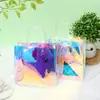 Bolsa de Mano Láser de PVC Estilo Ins de Alta Gama Bolsa de Mano para Dulces de Boda Souvenir de Boda Bolsa de Regalo de PVC Personalización
