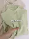 Suéter de Tricô Gola Alta Meia-Calça Estilo Casual para Mulheres, Camada para Outono e Inverno, Manga Longa, Camada Base Simples, Gola Redonda A9992