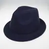 Nuevo sombrero de montar Xizang sombrero de mezclilla occidental europeo y americano sombrero de jazz de lana otoño e invierno sombrero bombín pequeño de lana suave de exportación