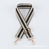 Bolso bandolera de hombro para mujer correa de hombro a rayas engrosada alargada accesorios de correa de bolso de repuesto ajustable extensión de bolso correa de bolso
