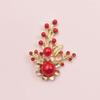 Joyería hecha a mano DIY nupcial Abanico Grupo Hefu con incrustaciones de Perla Diamante de Imitación Rama de Flor Libélula Aleación Accesorios en stock
