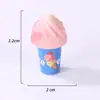 Mini Artificial Bricolaje Miniatura Empalme Refrigerador Café Té de Leche Sofá Muebles Mostrador Accesorios de Frutas Serie