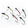 Mosca de agua flotante, Guppyfly, anzuelo Griffith, micro señuelo, para trucha, trucha de rayas blancas, trucha de arroyo y pez mandarín