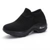 Sapatos Femininos, Meias, Sapatos de Mãe com Almofada de Ar para Aumentar a Altura para Primavera e Verão, Sapatos Casuais de Dança para Idade Média e Idosos, Tamanho Grande Moda Coreana