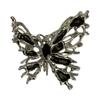 Liquid Blue Butterfly Grab Clip Feminino 2024 Novo Cold Wind Shark Clip High-grade Sense Back Head Disc Grab Clip