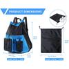 Mochila com cordão de rede mochila de cordão para viagem ao ar livre mochila leve respirável bolsa com cordão de rede bolsa de praia