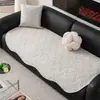 Alfombrilla para sofá de forma irregular, fresca y elegante, cojín de sofá fresco y transpirable, protector de sofá de seda helada para verano, funda de sofá antideslizante