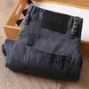 Pantalones de dril de lyocell finos de alta gama para hombre, color azul grisáceo lavado, de cintura media, rectos, para primavera y verano 2024, estilo business casual