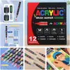 Marcador acrílico líquido directo, versión transfronteriza, para dibujo y garabatos infantiles, gran capacidad, punta suave, lavable