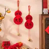 2027 Año del Cordero Festival de Primavera Decoraciones de Año Nuevo Manija de Puerta Colgante de Fortuna Atmósfera de Año Nuevo Arreglo Festivo Decoración de Año Nuevo