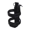 Botella de agua con cinta ajustable para exteriores con bolsa, vaso de agua simple, riñonera, soporte para botella MOLLE, accesorios para mochila, bolsa colgante