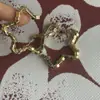Brincos Geométricos Vazados Exagerados de Estrela de Cinco Pontas Prata Super Brilhante Estilo Minimalista Temperamento Simples Personalidade Brincos Versáteis