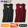 Chaleco Térmico Sin Costuras para Hombre en Otoño e Invierno Forrado de Polar y Engrosado Parche de Chaleco Sin Costuras Nueva Ropa Interior Chaleco de Algodón para Hombre