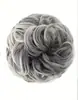 Comercio Exterior Transfronterizo Europeo y Americano Anillo para Moño de Cabello Postizo Patillas Elástico para Moño de Cabello Anillo de Cabello Rizado Natural Esponjoso de Seda de Alta Temperatura