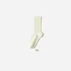 Calcetines para Mujer Alta Elasticidad Sin Costuras Calcetines de Maternidad Estilo Primavera y Otoño Calcetines Negros Pequeños Blancos Absorbentes de Sudor Calcetines Simples de Corte Holgado Calcetines de Algodón hasta la Mitad de la Pantorrilla