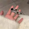 Pasador de Ganchillo de Lana Hecho a Mano DIY Orejas de Conejo Lindas Pasador Estéreo de Hierba Flor Pasador BB de Lana Hecho a Mano