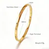 Pulsera impermeable de acero inoxidable con baño de oro real, Pulsera de acero de titanio con circonita de acero ecológico, esférica, seis diamantes, no se decolora