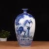 2025 Nuevo Maestro Chino Pintado a Mano Color Bajo Esmalte Creativo Cerámica Florero Adornos Gama Alta Colección de Regalo Arte Porcelana Florero