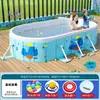 Piscina Plegable Grande para Exteriores Piscina No Inflable para Uso Doméstico Niños Bebé Baño Niños Adultos Jugar con Agua Engrosada