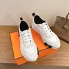 En Stock Envío Inmediato Aijia Transfronterizo Zapatos de Marca Grande Estación Europea H Zapatos Casuales de Piel Genuina Estilo de Pareja a la Moda Mercancía Transfronteriza de Comercio Exterior