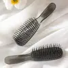 Peine Mágico de Capas para Uso Húmedo y Seco, Voluminizador del Cuero Cabelludo y Herramienta Mágica para Coronilla Alta, Alivio de la Picazón en la Cabeza, Peine Masajeador Suavizante para Cabello Largo