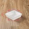 Caja para Sándwiches Nieve Mei Niang Carne Deshebrada Beckham Papel Transparente Caja de Plástico Pastelería Pastel Pan Caja de Empaque para Hornear Venta al por Mayor